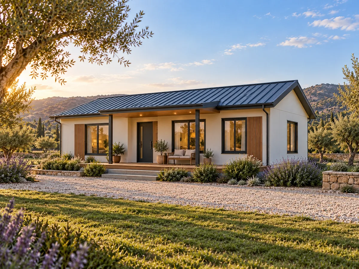 55 m² 2+1 Prefabrik Ev